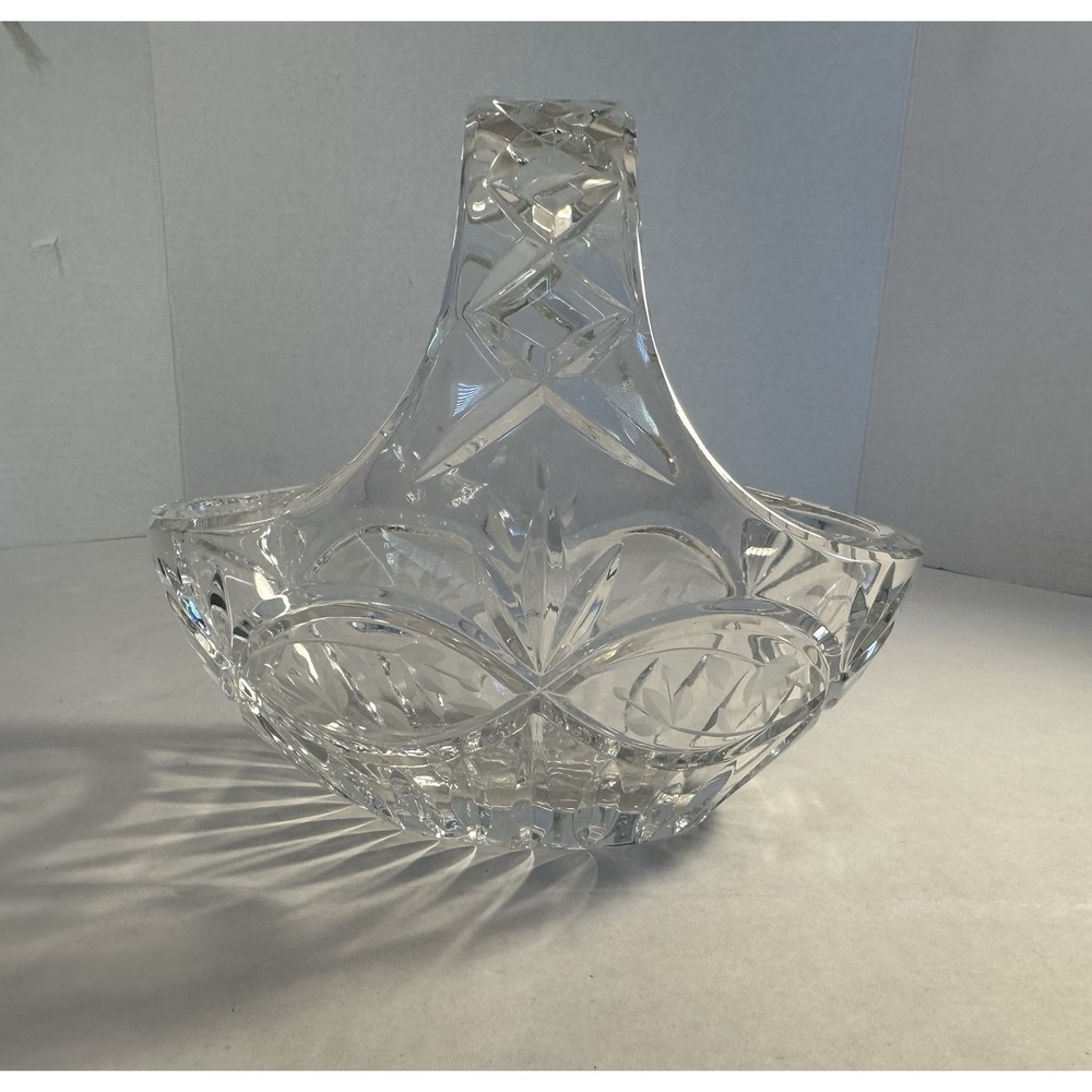 Gorham Vintage Hand-Cut Crystal Victoria's Garden Basket